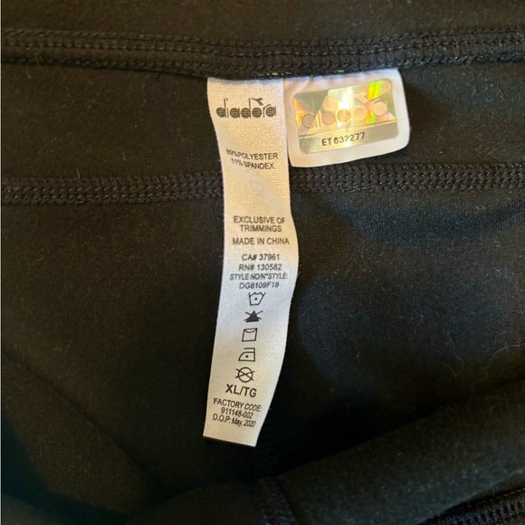 Kids Youth Diadora Marled Leggings - Picture 2 of 3